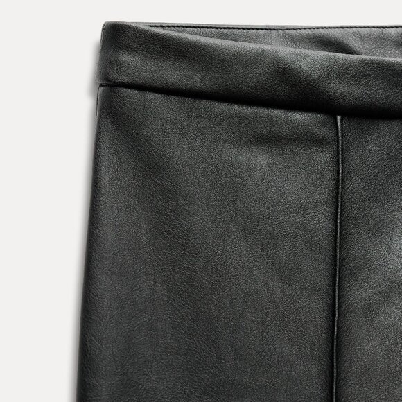 BRAND NEW ZARA FAUX LEATHER PANTS - Picture 6 of 6